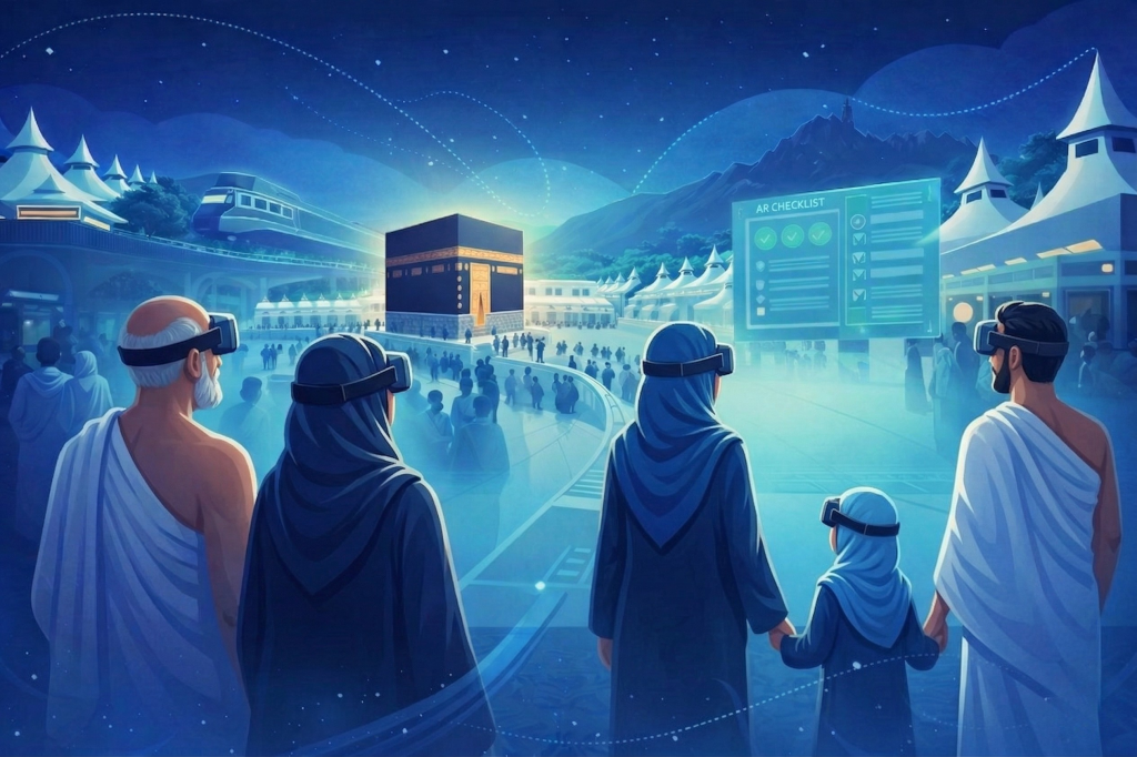 Salek Al-Mashaaer — dual-track immersive simulation for Hajj and Umrah